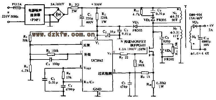 uc3842典型应用电路