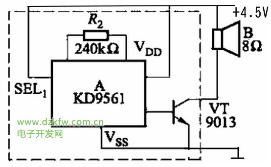 KD9561芯片的接线图