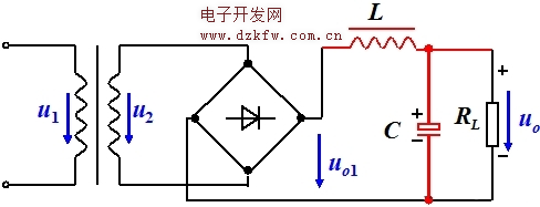 常用的整流滤波电路,LC滤波电路